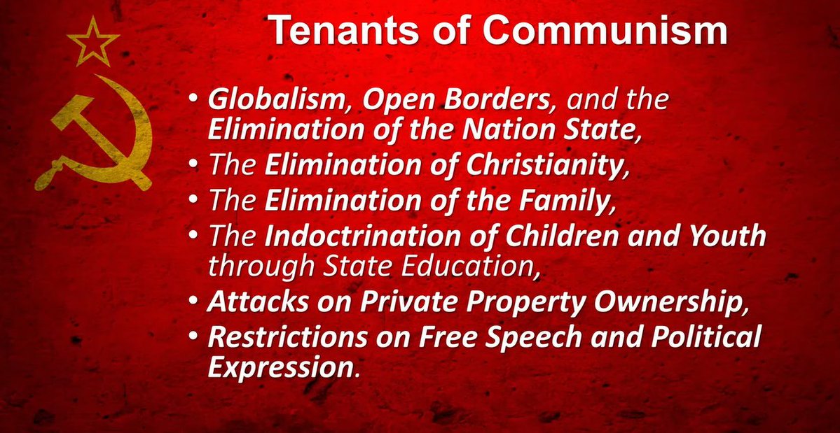 The Key Tenants of Communism ⚠️

Sound familiar, Irish people?🤨 It should do, because this communistic process is now what's happening to Ireland⚠️🇮🇪⚠️👇👇👇
