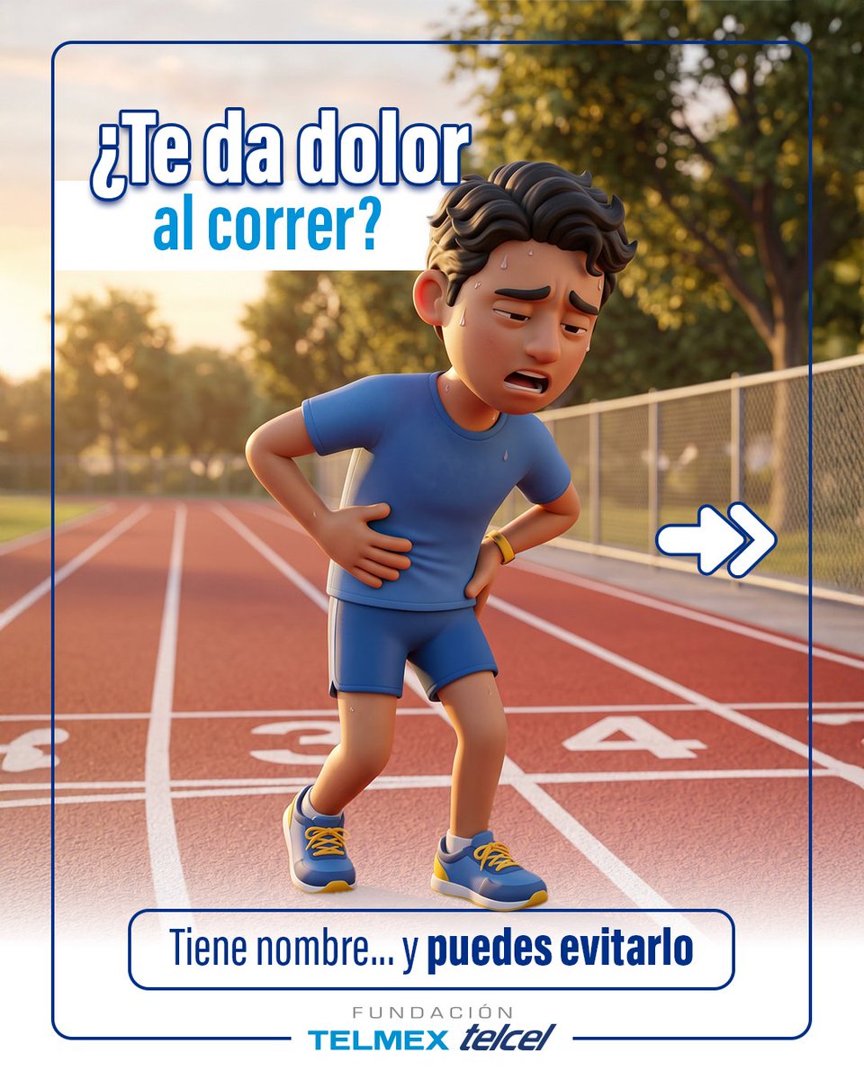 fundaciontelmex's tweet image. Si corres, seguro te ha pasado 👀  

Ese dolor en el costado no es coincidencia… y sí, tiene solución. 

Te explicamos rápido cómo evitarlo 🏃‍♂️

💬 ¿Cada cuánto te pasa?   

#Running #Ejercicio #Correr #Salud #TipsFitness #Deporte