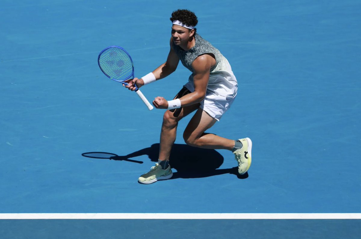 tdnewcomb's tweet photo. Ben Shelton’s Tennis Footwear Journey In Step With Roger Federer (literally and figuratively). Learn about the connections https://t.co/6zbEe3Jvz9 https://t.co/gcjJurSogP