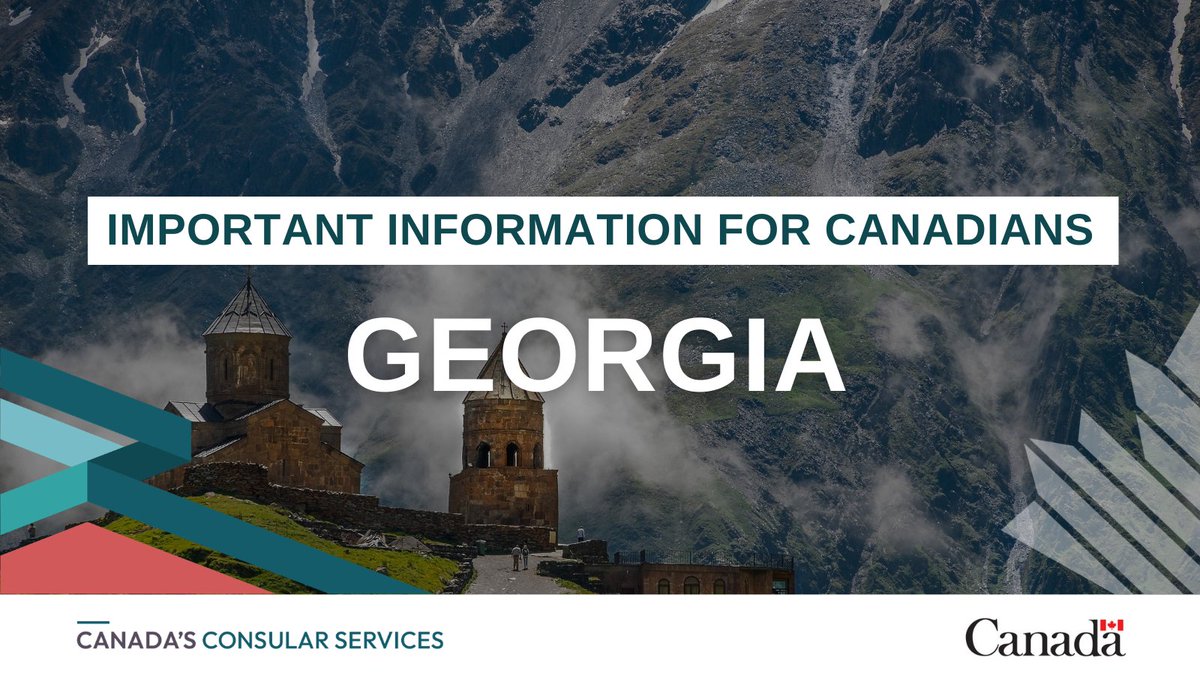 TravelGoC's tweet image. Planning a trip to #Georgia? We’ve reviewed and updated our travel advice. Keep an eye on our updates for the latest information: travel.gc.ca/destinations/g…