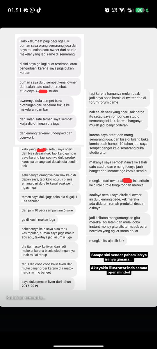 Kamochinoru0o's tweet photo. Mau taro sedikit bukti ini di sini~
Buat inget aja klo beginner artist di Indo emang masih di eksploitasi dari duku sampe skrng~
Aku lupa ss an yg lama" Kmn &amp; dm ku penuh banget buat nyelem, jd yg ada dulu. 
Ini masi ada sampe skrng btw HAHAHAH 
Btw ini ss 2025 awal~
#JRUHUB https://t.co/nK1EP5OSdp