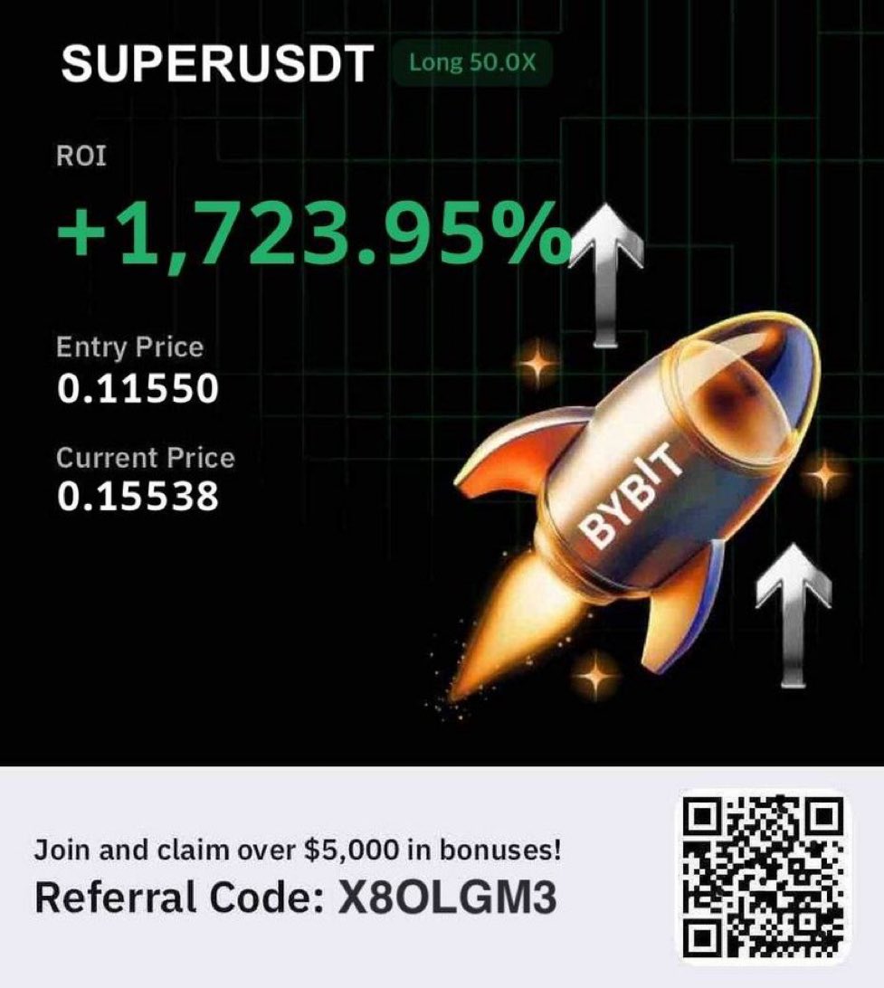 SUSIEMATTY02's tweet image. #SUPER Doing Good As Expected 

+ 1,723.95 %

All Take Profits Achieved 

Congrats To All our VIP Subscribers

-
#HODLs #BBB26 #BTC #Crypto #PIPPKIN 

Join Our Official Telegram Channel ⬇️

t.me/+aRbd6UdjpE44Y…