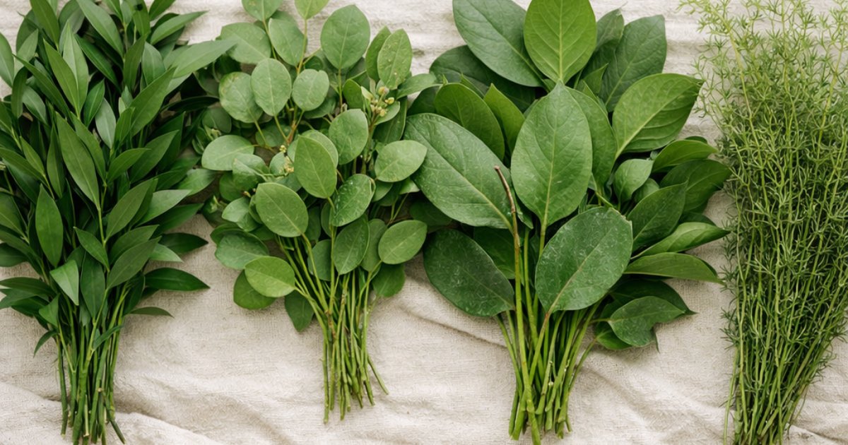 Mid‑Week Materials That Just Work  
Quiet color, dependable greens, and stems that hold up in the studio.
If you’re building recipes for the weekend, we’re shipping Priority Overnight with the quality you expect. 
DM, email, or click to order:  florasource.flowers/16-greenery