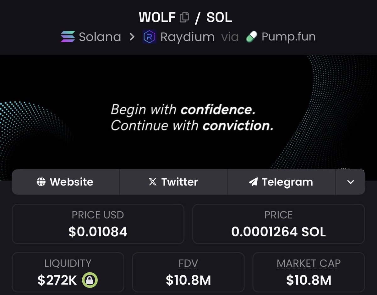 Mindof_1's tweet image. Token: $WOLF 
📉Entry: $106k mc 
📊Peak: $10.8M mc 
🚀Gain:101.88
 No hype- just early calls, sharp entries and serious profits 💎💰 
Dm me on telegram to get access to my private group link in my bio 🔥💯💯 
⛓️#solana