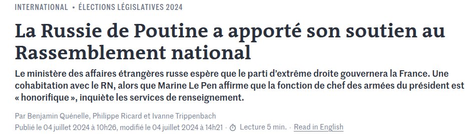 MadGui1902's tweet image. Les collabos ils retournent plus vite leurs veste que leurs slip c'est même cela qu'on les reconnait !
dis moi qui te et tu soutiens je te dirais qui tu es
Combien de temps les @bfmtv,@cnews etc vont-ils proteger et soutenir ce #RN qui vend son cul et la France au plus offrant?