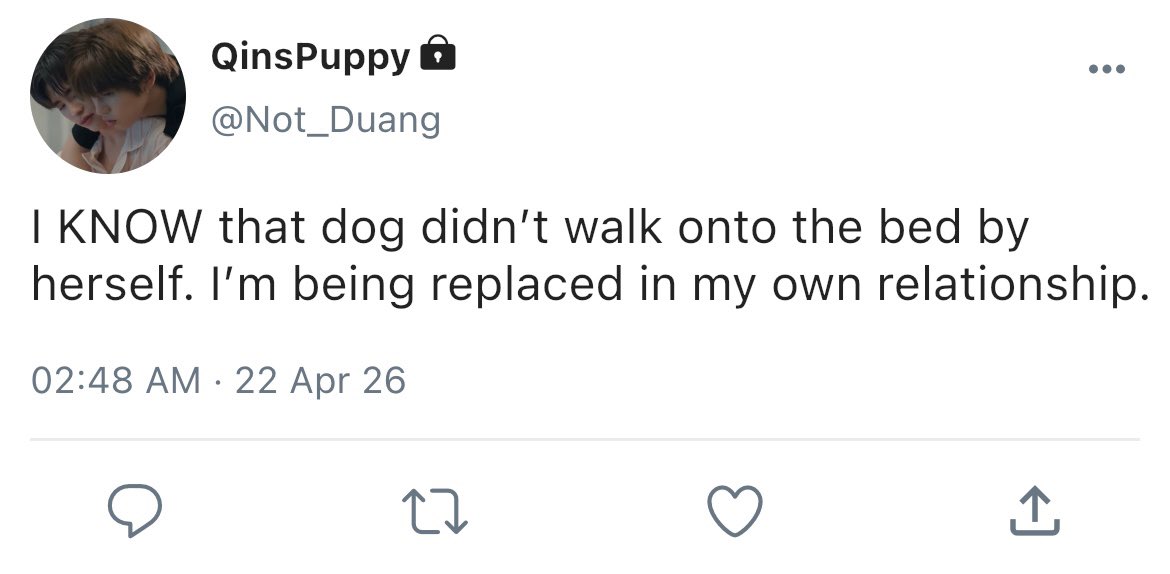 Araluen_TTP's tweet image. Duang Vs. Basic Responsibility 3.0 

#DuangQin AU where in: 

Duang enforces “no dogs on the bed,” yet still wakes up pushed to the edge—until he fake-sleeps and catches Qin sneaking Fluffy in like a secret mission.

#teeteepor #ตี๋ตี๋ป๋อ 
#Au