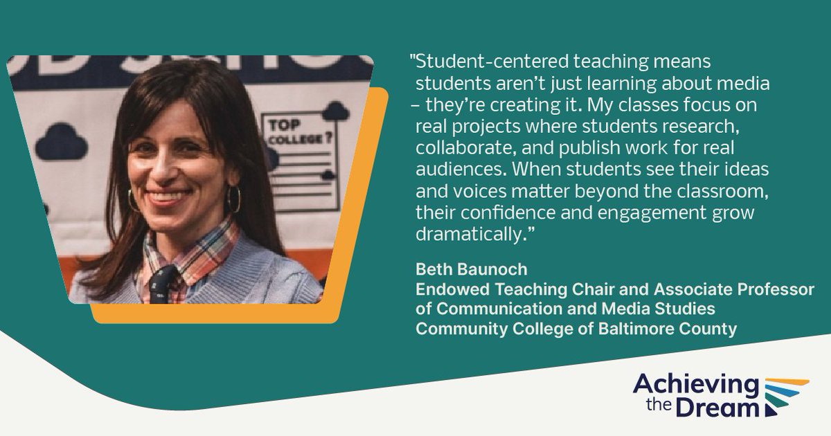 AchieveTheDream's tweet photo. Throughout Community College Month we’re highlighting voices at our Leader Colleges and  Leader Colleges of Distinction! Follow along using hashtag #CCMonth

Read more: https://t.co/e8n90uwYjM https://t.co/I3nZx6q3ls