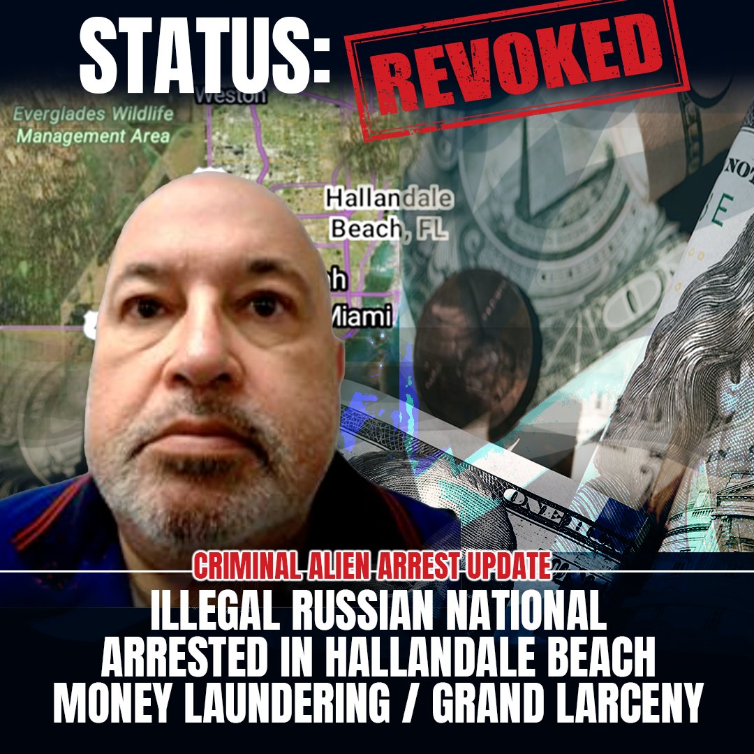 USBPChiefMIP's tweet photo. Permanent Resident Status is a privilege that can and will be revoked if you commit crimes! This Russian national convicted of multiple felonies found out the hard way and is currently being processed for deportation!
#criminal #counterfeit #WOW #deportation https://t.co/XbxFUkD2kI