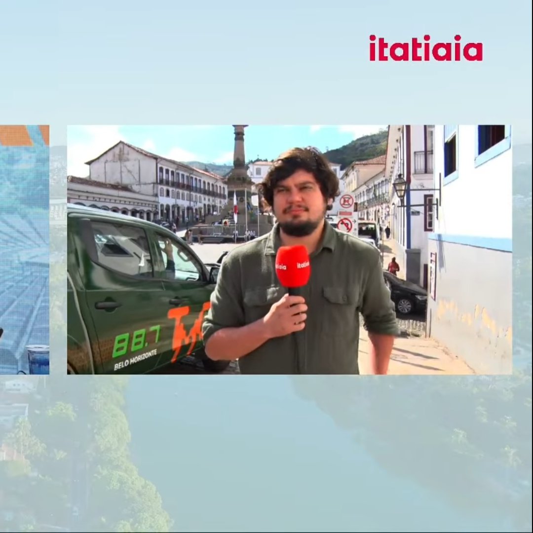 E o carro da TMC que parou do lado do repórter da Itatiaia que estava fazendo um link ao vivo. kkkkkkkkkkk