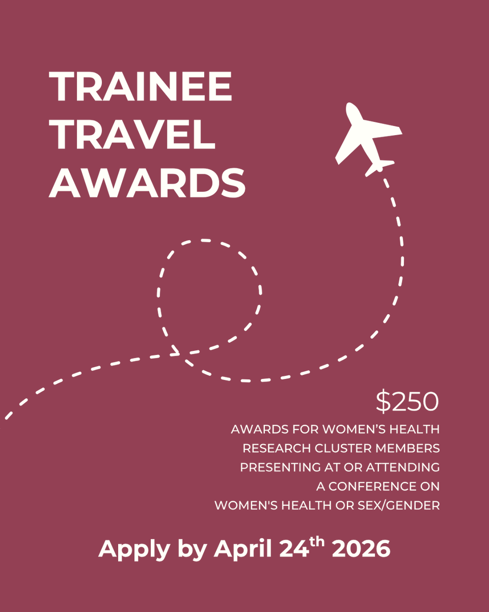 ResearchonWH's tweet image. ⏳ 3 days left to apply!

$250 Trainee Travel Awards for WHRC members attending or presenting at women’s health or sex/gender conferences.

🗓 Deadline: April 24

Learn more and apply ⬇️
ow.ly/e4Mv50YNrPf

#WomensHealth #AcademicTwitter