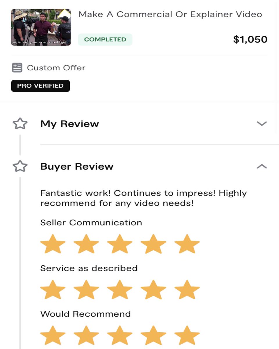 envy_mikevann's tweet image. Another #HappyClient! If you want #VideoContent, contact us! #review #gig #fiverr - nuel.ink/SQWt2b #MadeOnFiverr