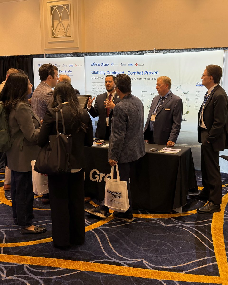MarvinTestSoln's tweet photo. The Navy League Sea-Air-Space Conference &amp; Exposition is underway! Visit us at Booth 3223 to learn how we continue to make test easy. https://t.co/is6LIFSOLH