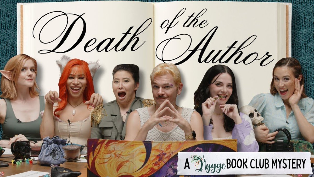 goodtimesociety's tweet photo. On this, the day of our Social Media Manager's birth, we would like to remind you that Kiri wrote a best-selling book, and we made a TTRPG one-shot using the Daggerheart system that took place in the world of that book! #ttrpg #fantasybooks

 https://t.co/FdTC40hyTY https://t.co/niuXAtcO6T
