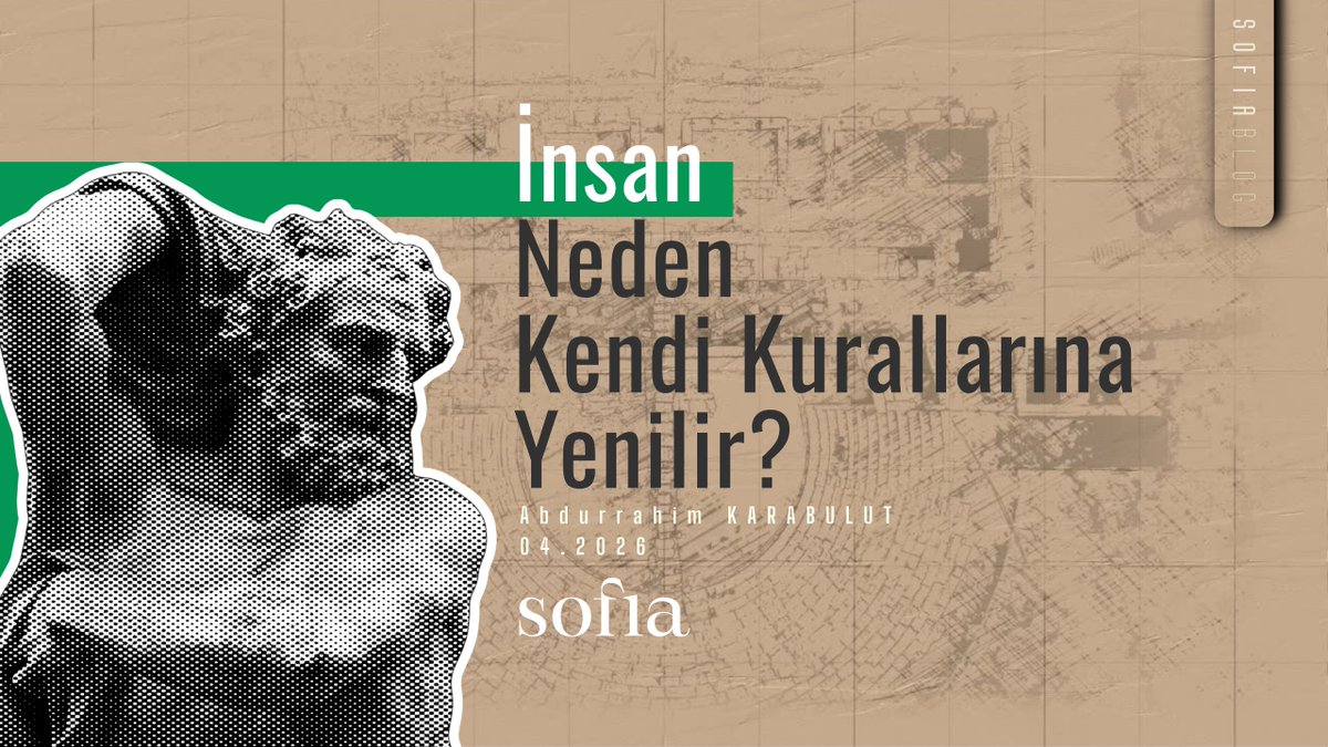 abdurrahimII's tweet photo. 📍Yeni Yazı
İnsan Neden Kendi Kurallarına Yenilir?

[...Arada bir duvarları yıkmak, kuralları esnetmek ve kendi mağlubiyetimizin tadını çıkarmak biraz olsun bilgeliktir diye düşünüyorum.
Mağlubiyetimiz mübarek olsun....]
👇
https://t.co/VoqsMm8pio https://t.co/SjY6mnh83S