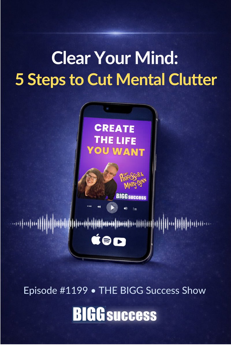 BIGGsuccess's tweet image. Too many tabs open in your brain lately? Same.We’ve found a simple way to reset. 🎧 Listen to the latest episode in your favorite podcast app or at BIGGsuccess.com #Focus