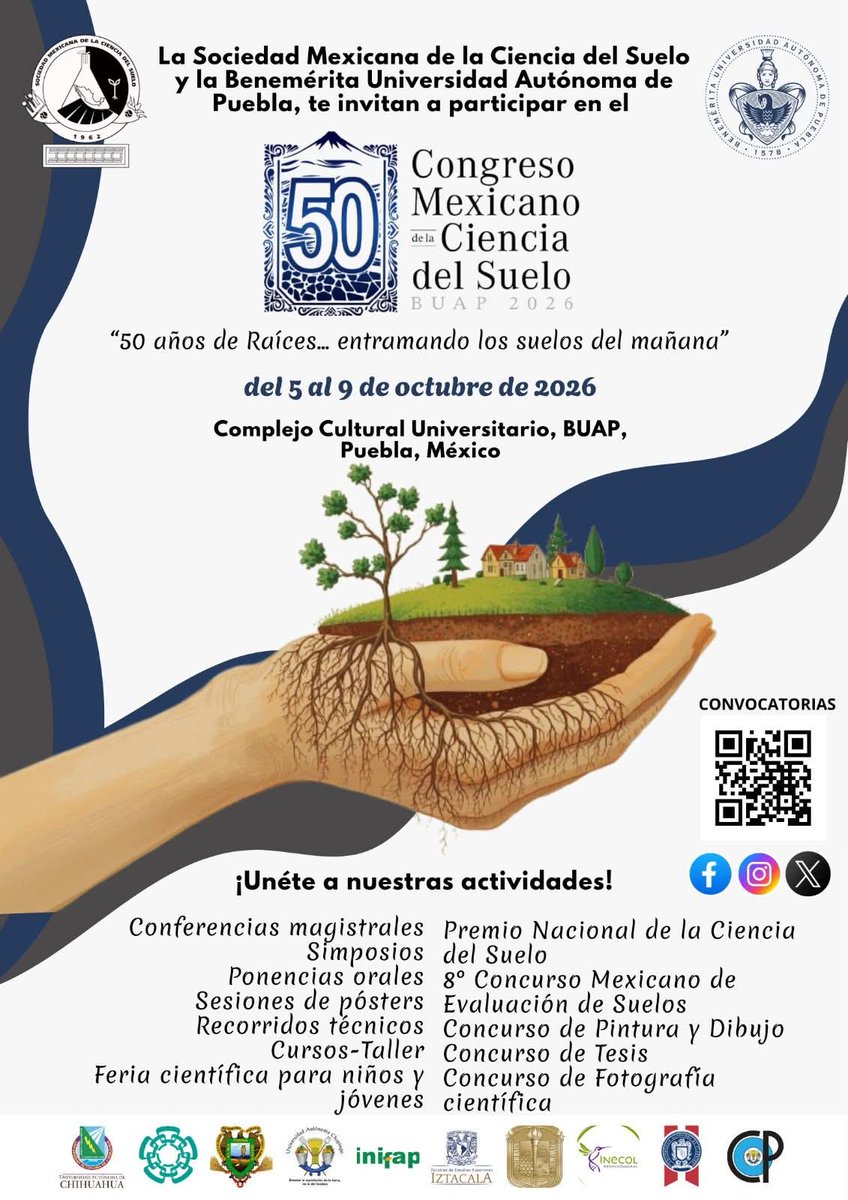 Sociedad Mexicana de la Ciencia del Suelo tweet media