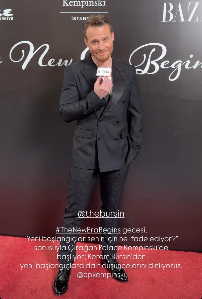 Una sola parola per descrivere questa foto è CARISMA 🤌🏻❤️‍🔥
#KeremBürsin