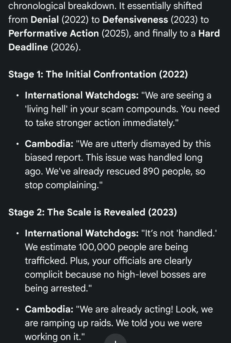 _StopPropaganda's tweet photo. When a report comes out against the accountability-deflected state-endorsed annual digital theft of billions from the US, it's their neighbour's sway.

Nothing of the hundreds of thousands(1%-population) from around the globe, tortured, raped, killed, forced to criminality slavery nor the citizenship/passports gifted to syndicate bosses.

The official response is Denial(2022) to Defensive(2023) to Performative Action(2025) and only sincere on the account of the stick(sanctions).
