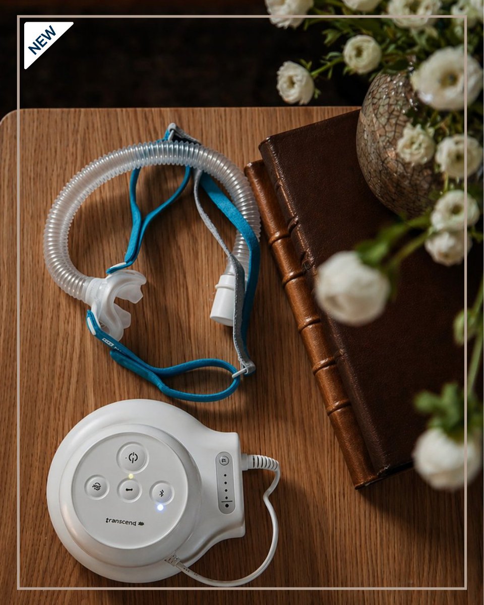 Transcend_CPAP's tweet image. Sleep, styled. 🌙
Micro 510 + PowerAway Battery—everything you need, right at your bedside.

#sleepapnea #travelcpap #transcendmicro510 #portablecpap #transcendmicro