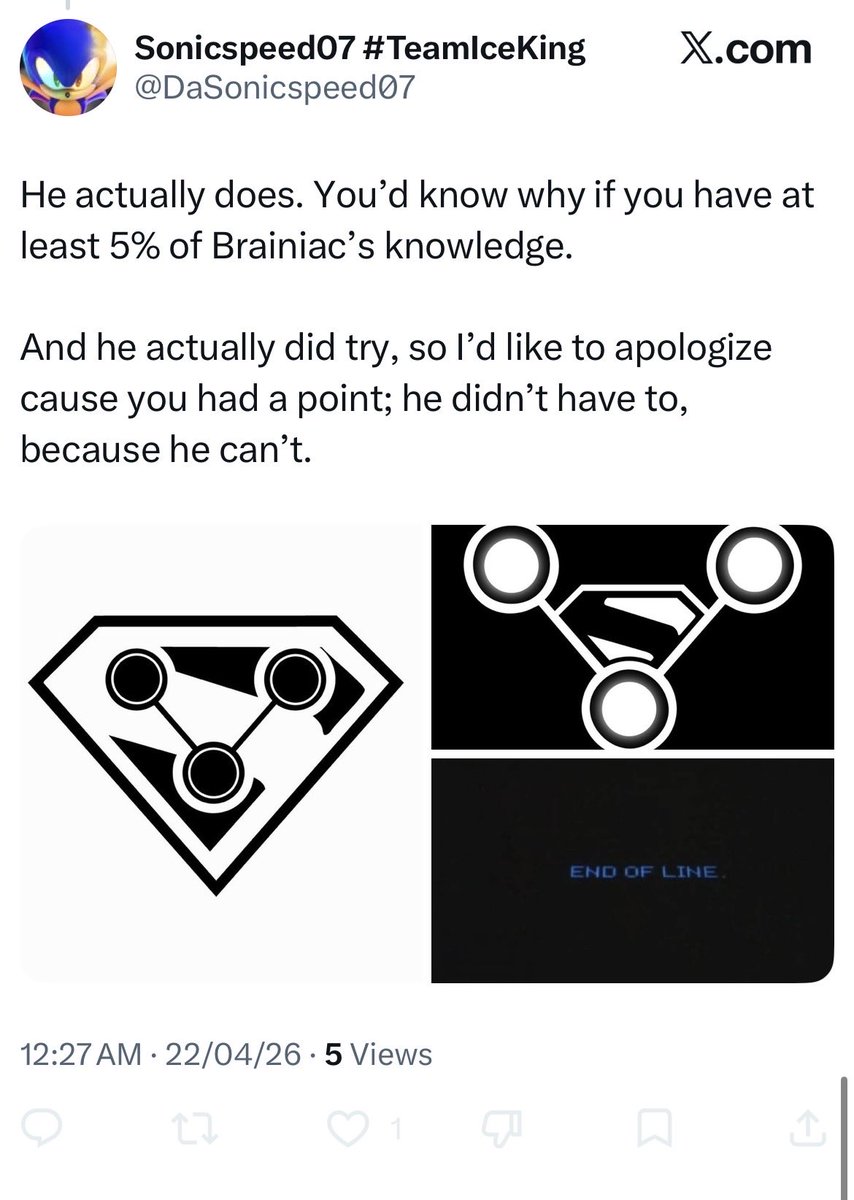 What a cute guy lol. Yapped all that, liked his own yapping, and fled. Did he block you too <a href="/rzofthenorth/">RZ</a> ?
