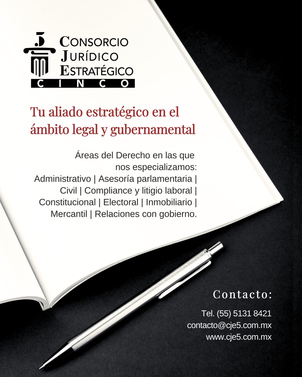 Consorcio Jurídico Estratégico Cinco tweet media