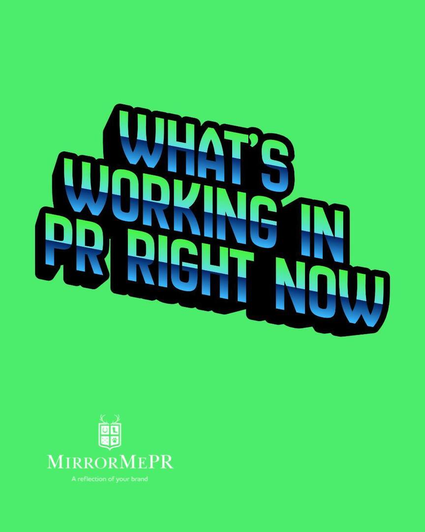 MirrorMePR's tweet image. What's Hot in PR Right Now? 🤔
Here's what you need to know...

Follow Us For More Award-Winning Marketing &amp;amp; PR Tips.

#marketingdigital #PRTrends instagr.am/p/DXZ5le8jek6/