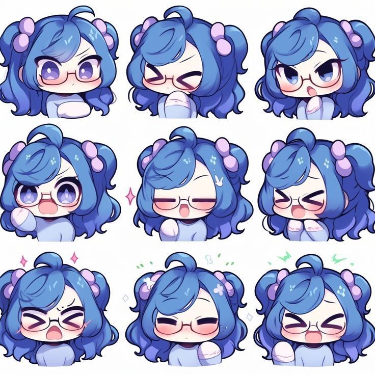 honeypiko_vt's tweet image. Super cute blue chibi emote set, soft reactions, and expressive mood swings for your stream 💙😭💕

DM for commission design!📥

#TwitchStreamers #streamerstwt #twstプラス #twitchgamer #anime #Vtubers #ENVtubers #VTuber #vtubermodel #Live2DShowcase #Ironmouse 
(Rfw)