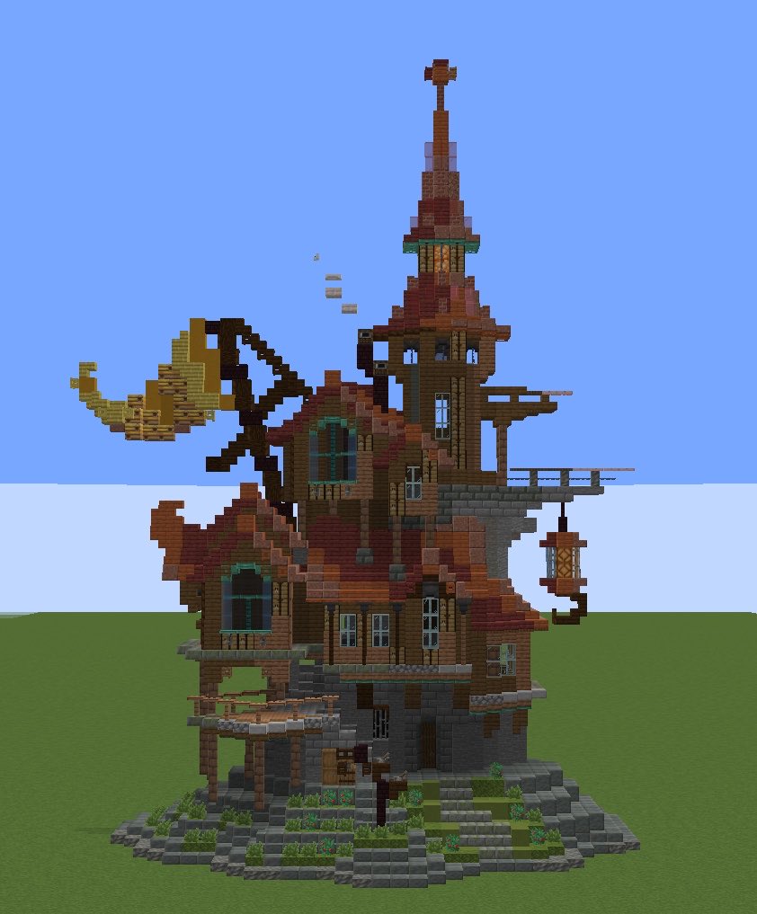 shaula_onioni's tweet image. #Minecraftbuilds 
#おやさい鯖

息抜き建築　サバイバル用建築

I built this during a break from building.