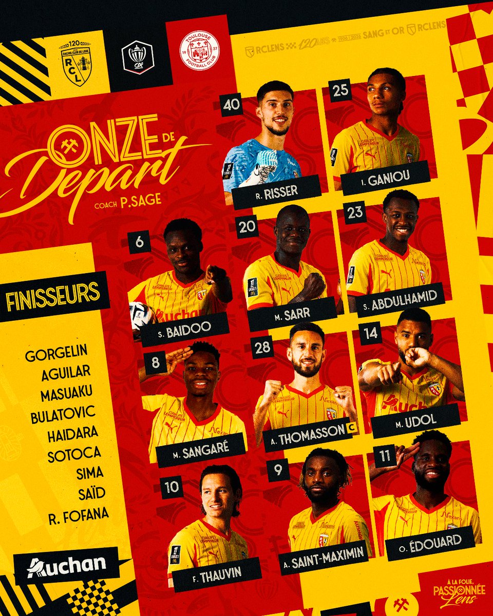 L1InsiderBRL's tweet image. 🚨 COMEÇA O JOGO!

Lens x Toulouse - Semifinal da Coupe de France

#RCLTFC #CoupeDeFrance #CDF