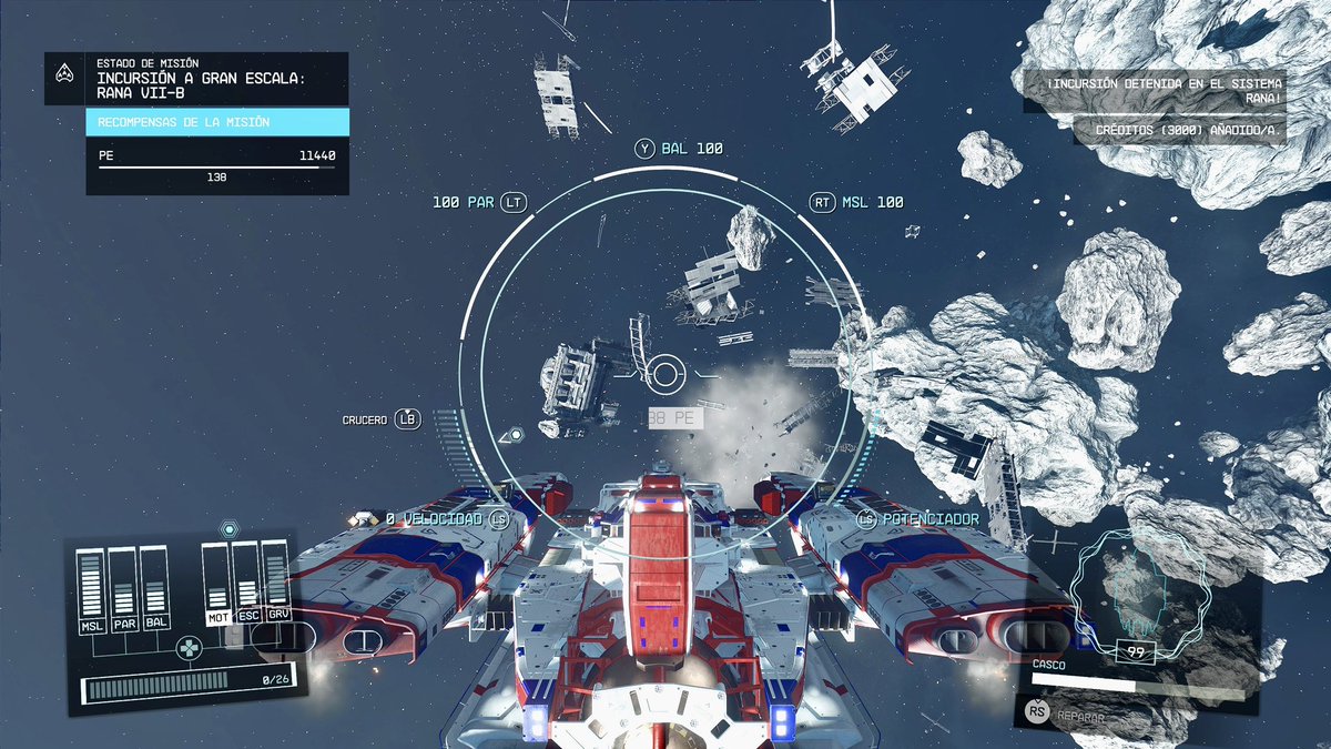 tornay1994's tweet photo. Buena tarde en Starfield🚀
Acabada la batalla en la Unifier y con esto terminamos Terran Armada!
#Starfield #Bethesda #XboxApp #PC https://t.co/mdhHARwimM