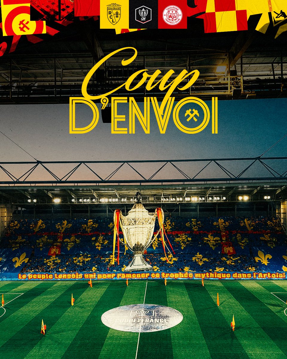 RCLens's tweet image. 1' (0-0)

⏯️ C’est parti à Bollaert-Delelis ! Coup d’envoi donné par les Toulousains.

#RCLTFC #CoupeDeFrance