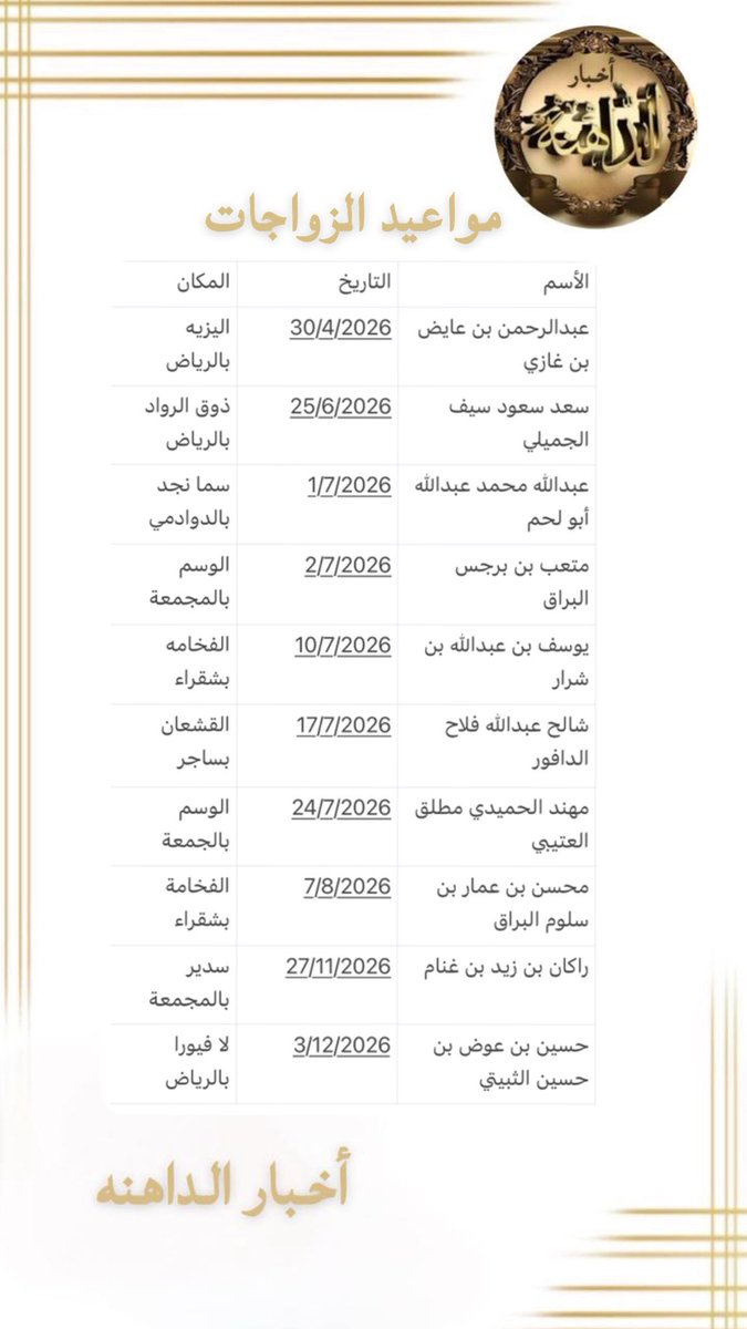 أخبار الداهنة tweet media