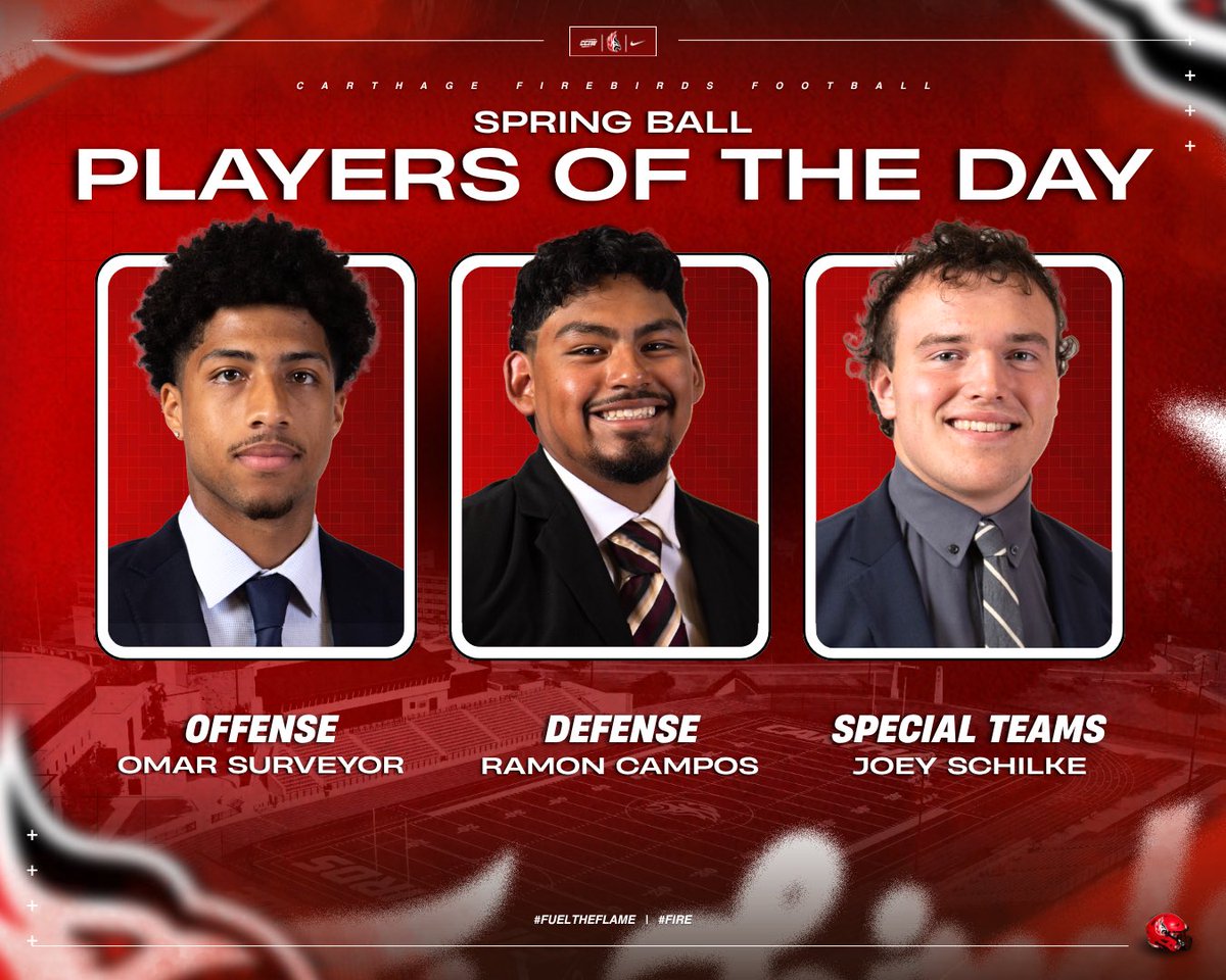 Carthage College Football tweet media