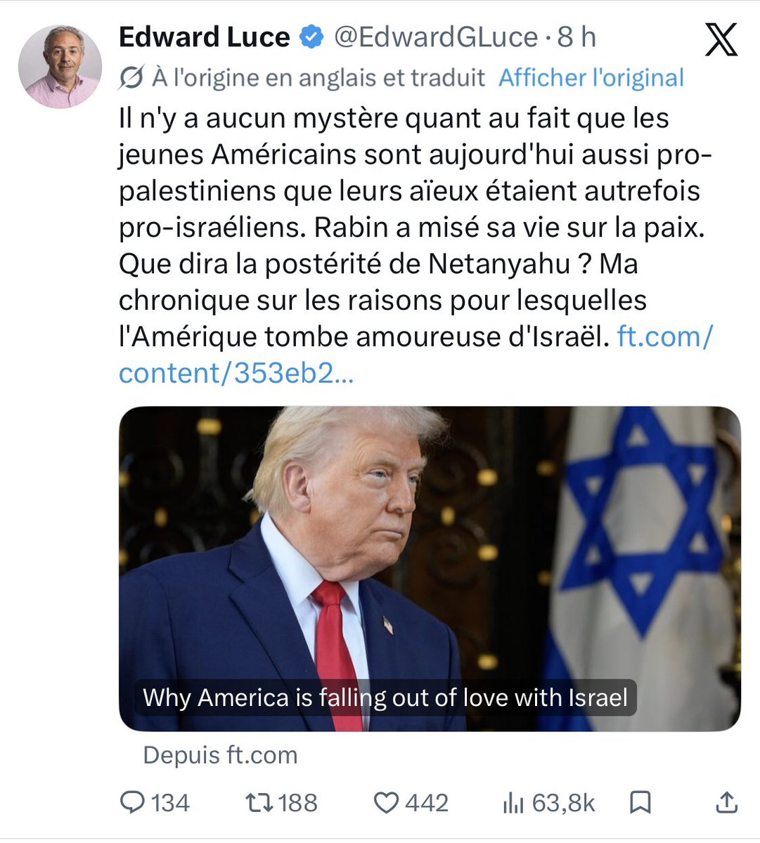 CarolineLederle's tweet image. .X a encore du travail en matière de #traduction : « Why is America falling OUT of live with Israël »est traduit par « Pourquoi l’Amérique tombe amoureuse d’Israël » 🤦🏻‍♀️D’ailleurs pourquoi ne pas afficher en VO ?