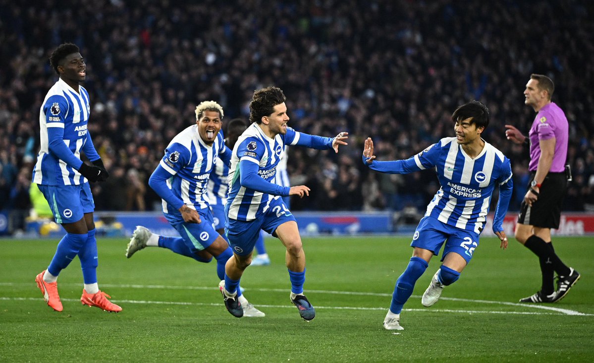 JoySportsGH's tweet image. Ferdi Kadioglu fires Brighton into the lead.  

Brighton 1-0 Chelsea

#JoySports