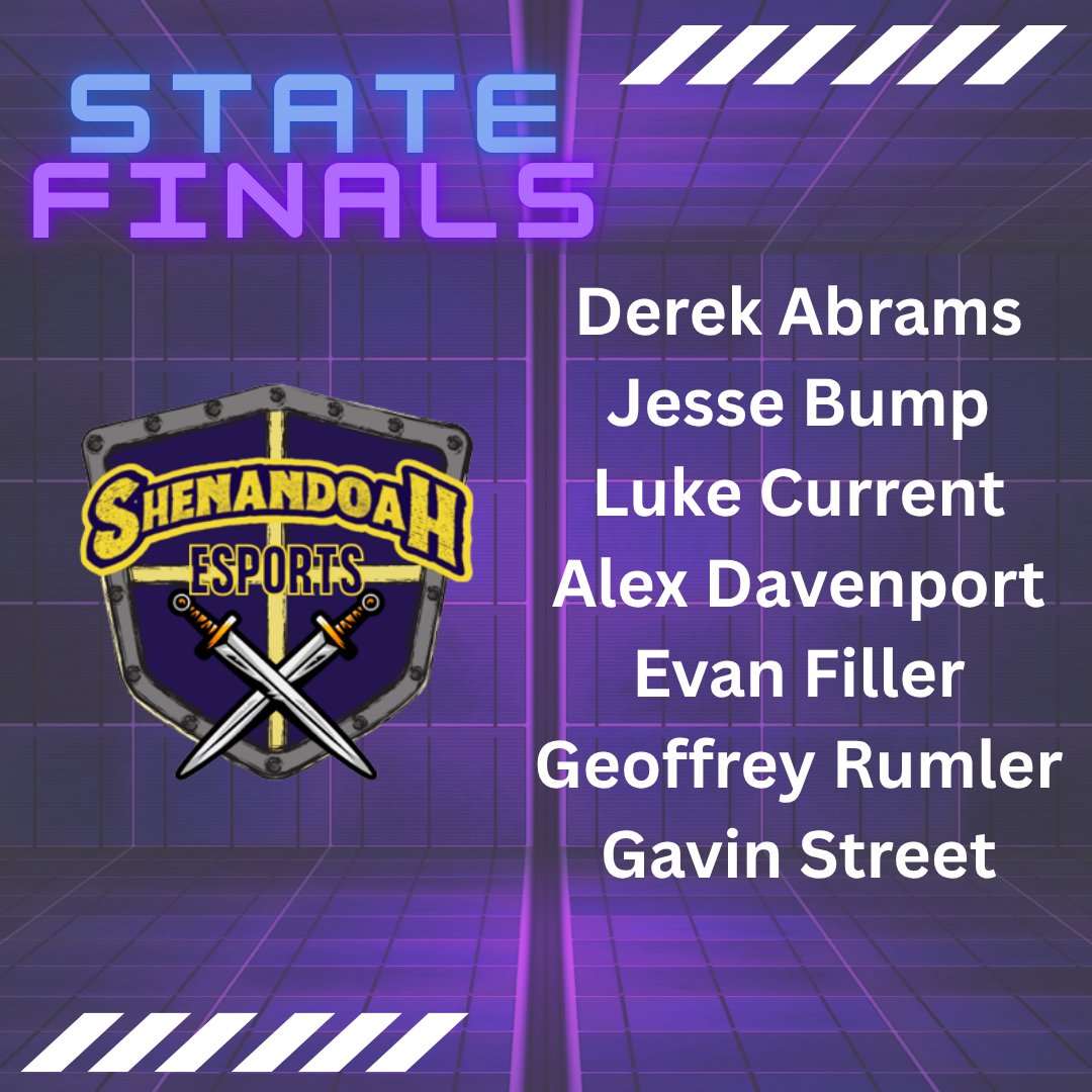 SSCRaiders's tweet photo. Level Up: Shenandoah eSports is Headed back to the State Finals!  https://t.co/cFItblv5ai via @ParentSquare https://t.co/9gZFaK9iKp