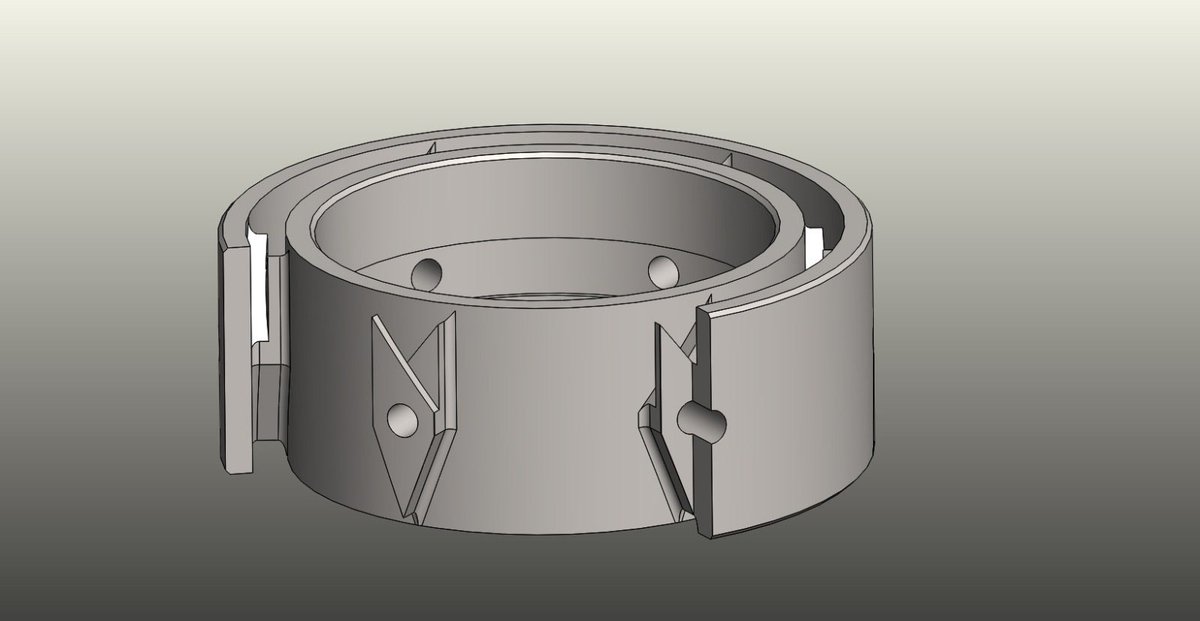 Rafaedoguerrero's tweet image. Iniciamos con #Fabricacion #REDIC de conjunto caliper completo montaje a cabezal #Extrusion #TuberiaPVC 8”doble pared.
Por ahora modelo araña entrada aleta sencilla salida aleta bidireccional.