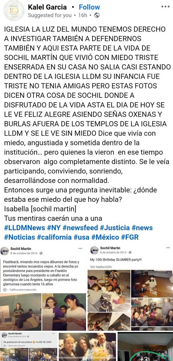 Luego dicen que somos nosotros lo que estamos obsesiónados con LLDM pero esta señora deslizó hasta al 2014 para sacar algo para usar como "pruebas" 🤣😂

Señora, no es pecado aprender a escribir. Es señas *obscenas no oxenas 😂😂😂😂☠️☠️