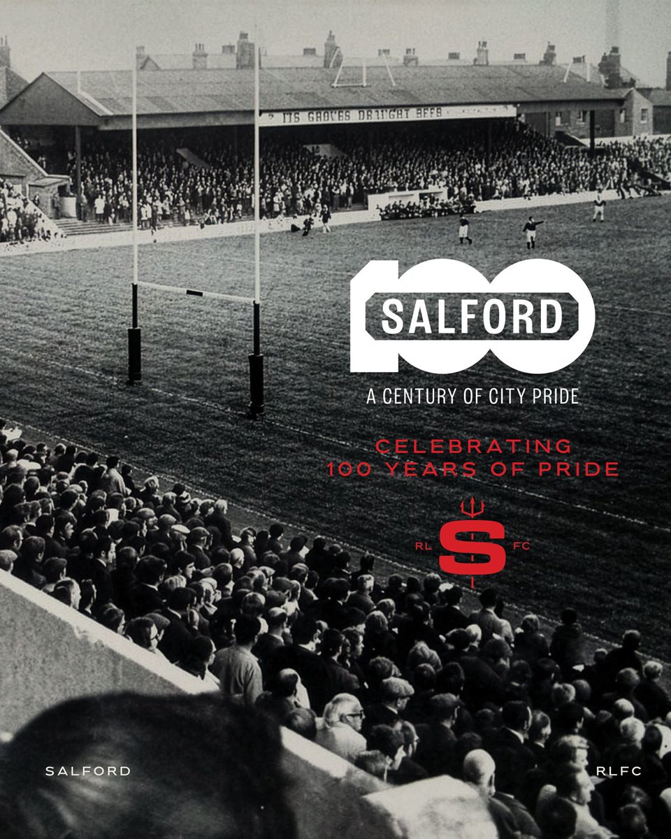 Salford_RLFC's tweet photo. A century of city pride 👹

#Salford https://t.co/KNtRW5jX8J
