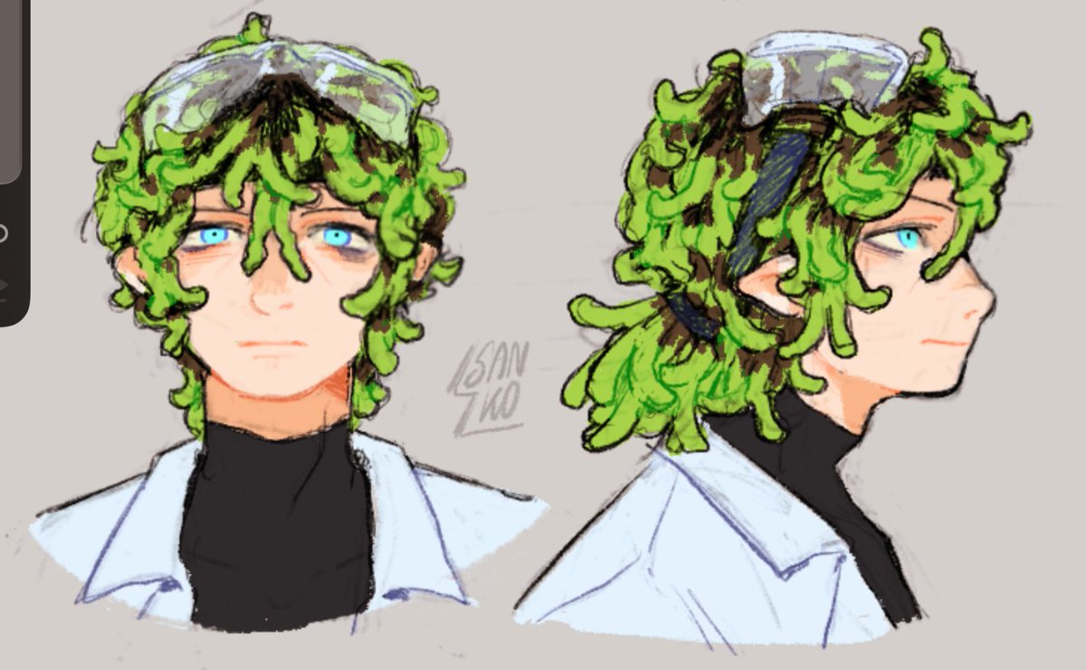 Headshots I did yesterday for myself whattever 
#naukosick #qsmp2