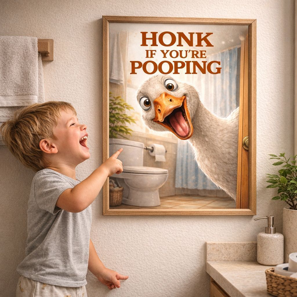 BJDesignsX's tweet image. Quirky Bathroom Wall Art Printable – Funny Goose Bathroom Sign 

This will 100% get a laugh from your kids &amp;amp; guests. 
bjdesignsx.etsy.com/uk/listing/446… 

#wallartdecor
#printablewallart
#homedecorideas
#bathroomwallart
#moderninteriors
#digitalartprint
#homedecor
