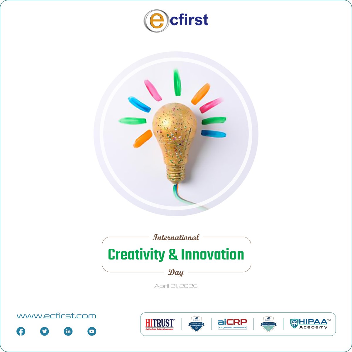 ecfirst_social's tweet image. Happy National Creativity and Innovation Day 💡
Think differently. Build better. Innovate always.
#Innovation #Creativity