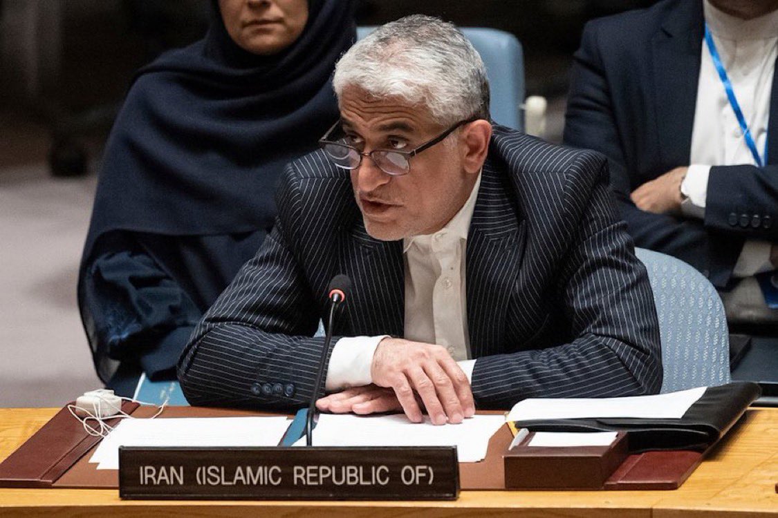 İran’ın Birleşmiş Milletler Temsilcisi Büyükelçi Amir Saeid Iravani, Salı günü İran hükümetinin, Amerika Birleşik Devletleri'nin İran'daki kıyı bölgelerine ve limanlara yönelik ablukayı kaldırmaya hazırlandığına dair "bazı işaretler aldığı"nı söyledi ve Washington ablukayı sona