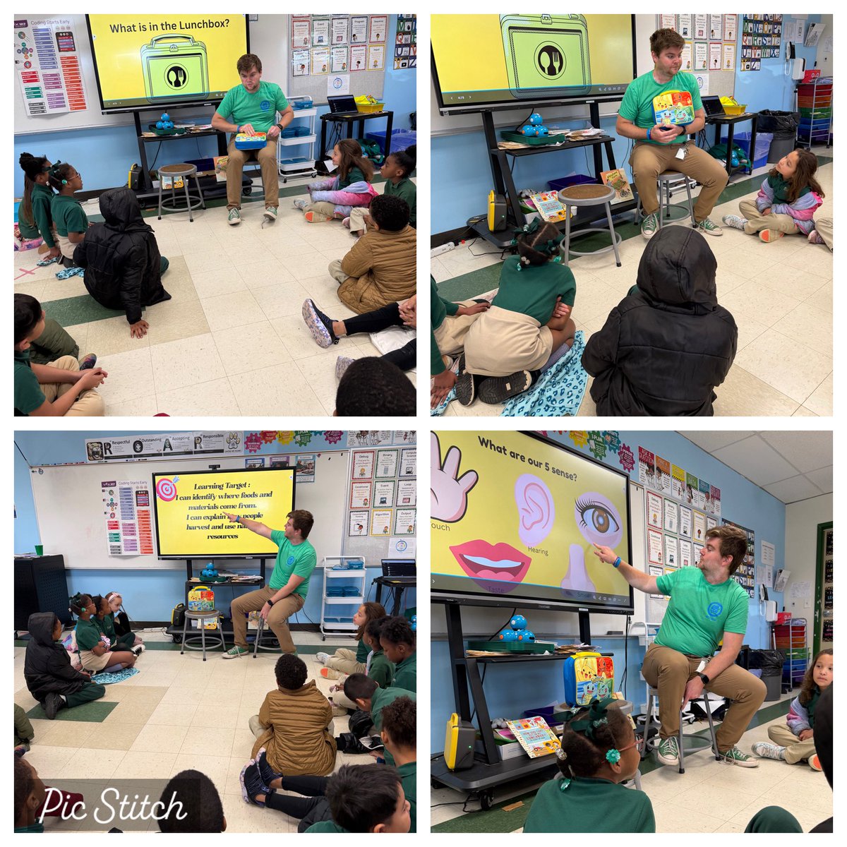 MrPowell20's tweet image. Happy Tuesday! Today has been a very busy day! Today my K students went to the #greenhouse and was able to explore all the different plants! Then 1st grade did a lesson all about the food in the lunchbox! It was a fun #agriculture lesson! #STEM #teacher