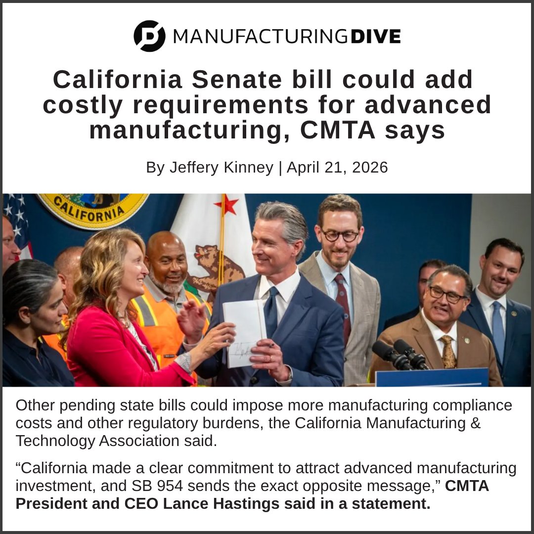 CA Manufacturers & Technology Association tweet media