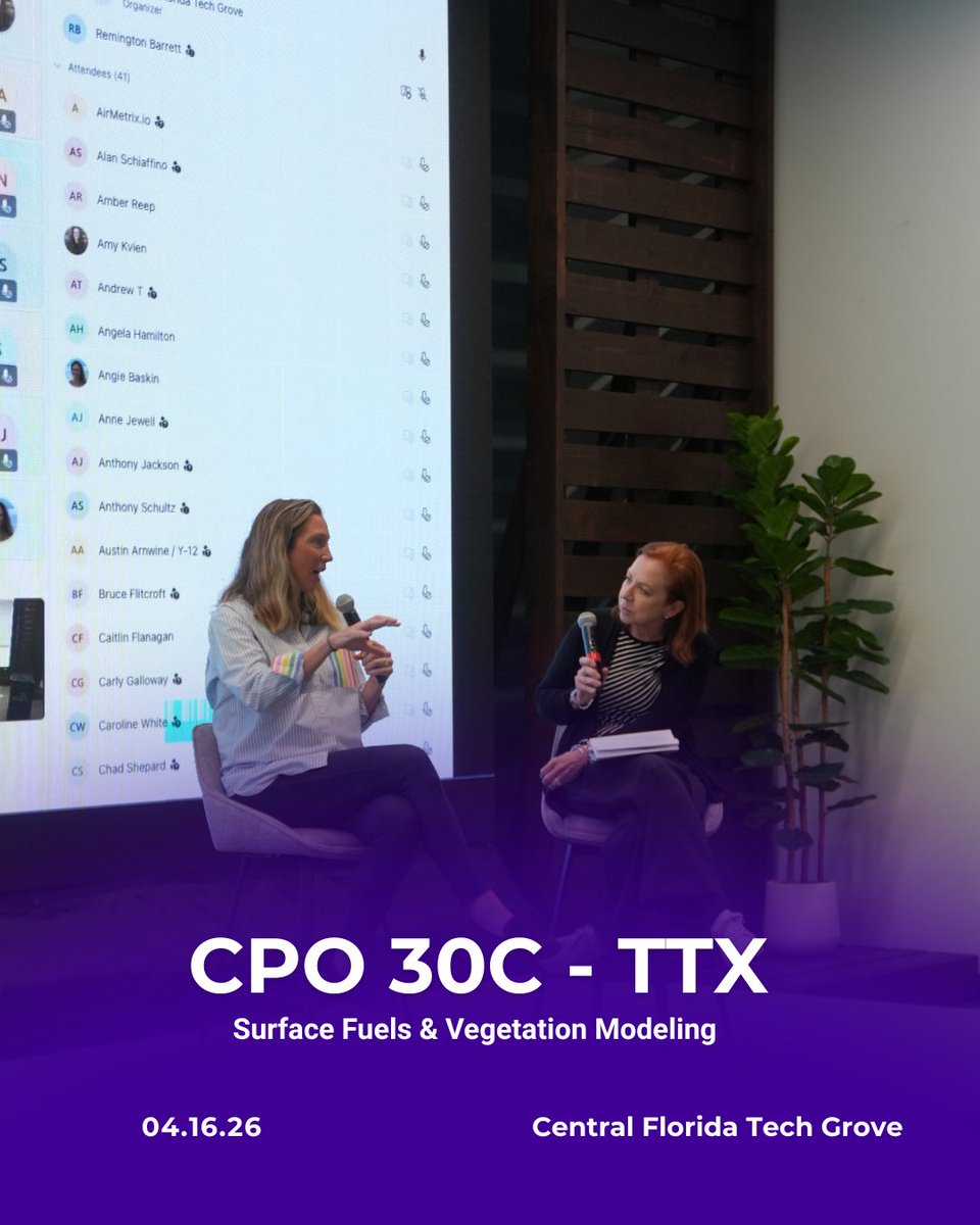 cftechgrove's tweet image. Last week at Tech Grove, we brought together experts to tackle a key challenge in wildfire modeling: bridging the gap between 2D data and real-world 3D fire behavior.

Great conversations, real insights, and meaningful progress!

#Wildfire #GIS #Geospatial