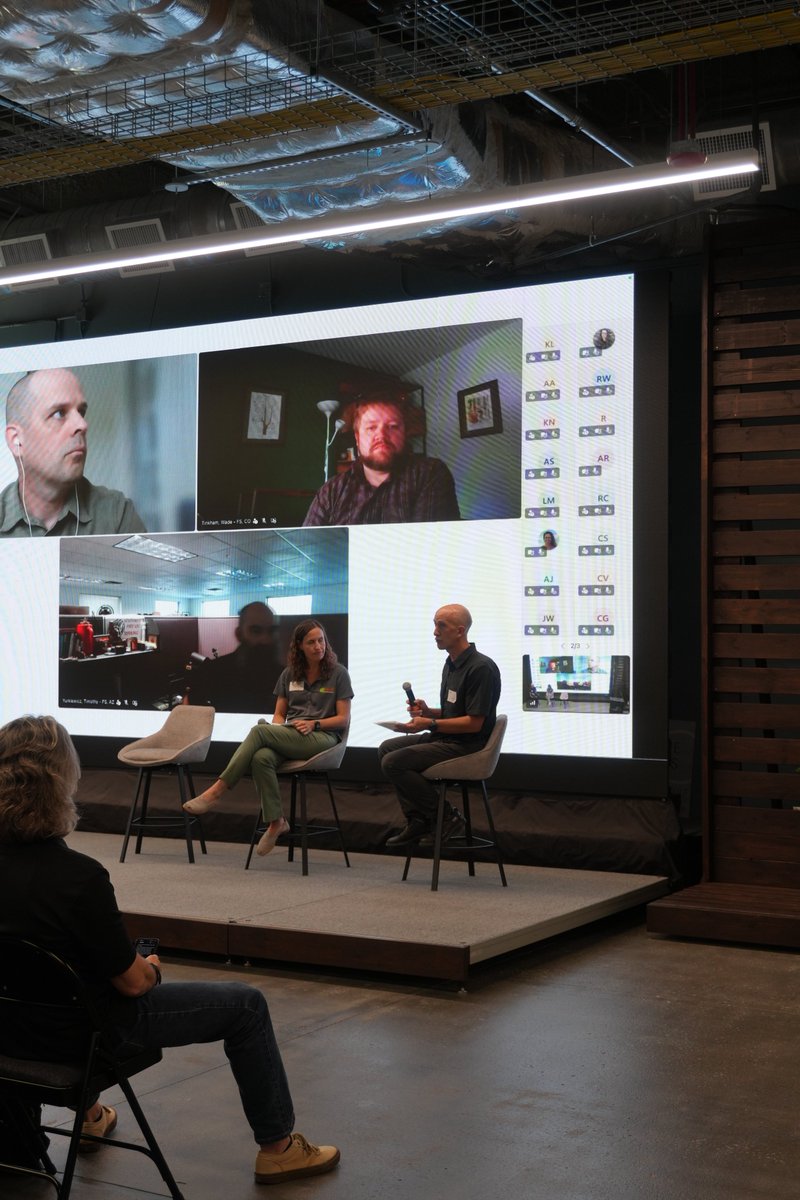 cftechgrove's tweet image. Last week at Tech Grove, we brought together experts to tackle a key challenge in wildfire modeling: bridging the gap between 2D data and real-world 3D fire behavior.

Great conversations, real insights, and meaningful progress!

#Wildfire #GIS #Geospatial