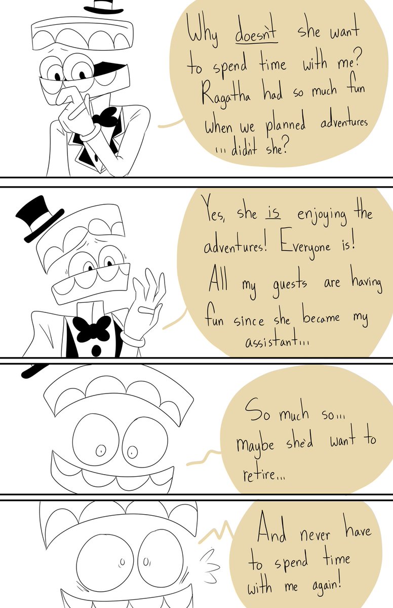 HeltheHatter's tweet image. Jealous Part 3 (1/2) #TADC #bowtie