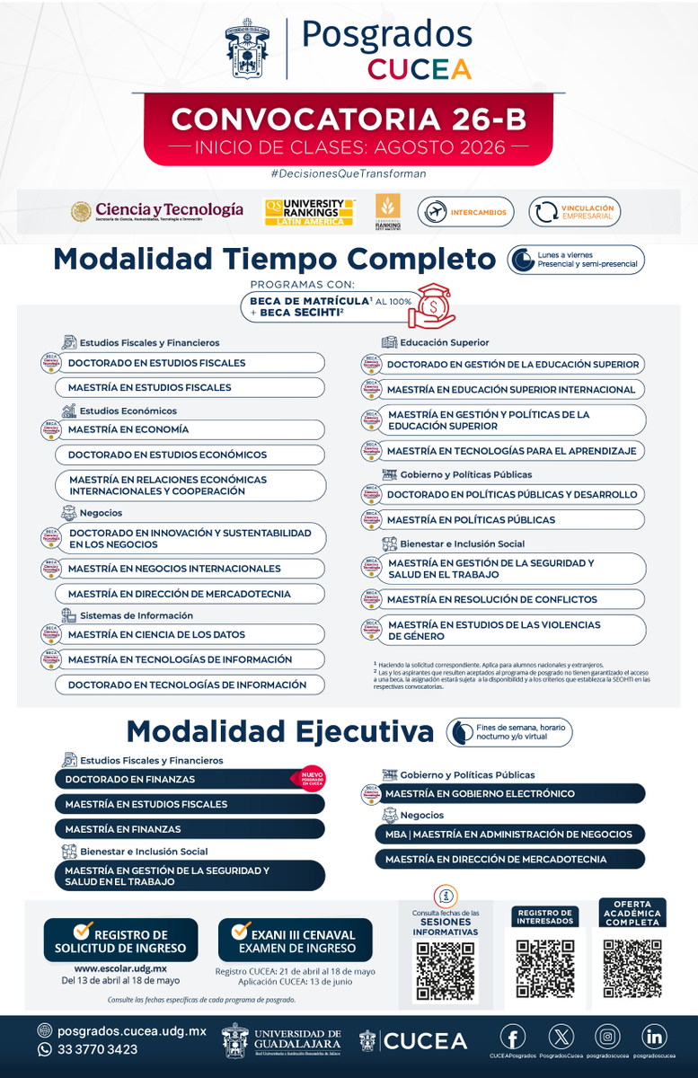 Posgrados CUCEA tweet media