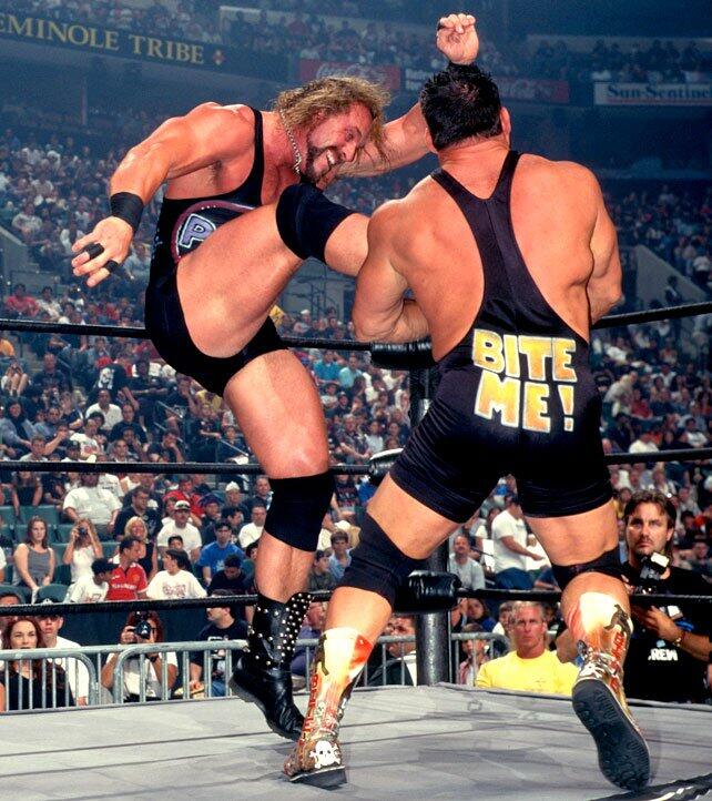 joesphwrestling's tweet image. Nov 11, 1959-April 19th, 2026 RIP to Van Hammer, Not many of his matches stand out in my memory. I recall him getting a push in 1999. Hammer and Rick Steiner beat the tar out of each other whenever they had a match. #RIP #VanHammer #WCW